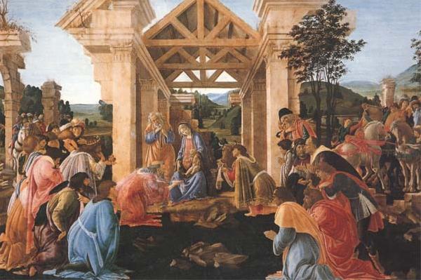 Sandro Botticelli Adoration of the Magi oil painting picture